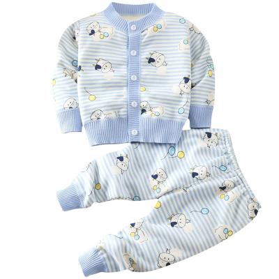 China 2020 New Fashion Winter Plus Velvet Baby Cardigan Jacket Children Baby Sweater Children Sweater Infant Suit for sale