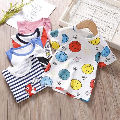 China Good price QUICK DRY kids cotton T-shirts children's T-shirts children's clothing girl's T-shirts for sale