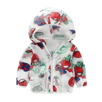 China QUICK DRY Kids Sun Protection Jacket Infant and Teenagers Beach Skin Clothing Hooded Breathable With Zipper for sale