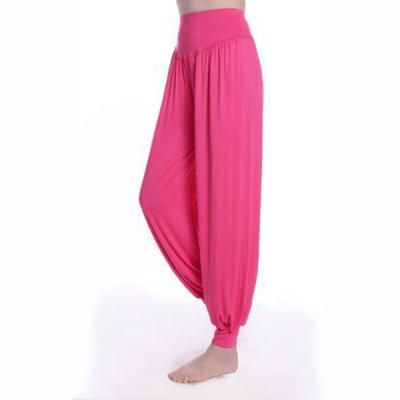 China Autumn and winter women's QUICK DRY yoga pants sports female pants square dance modal loose bloomers for sale