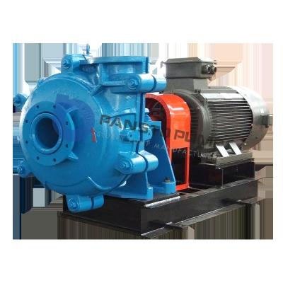 China Serviceable Advanced Motor Engine Ease of Maintenance Horizontal Slurry Pump for sale