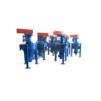 China Serviceable Centrifugal Vertical Motor Power Wear Resistant Froth Slurry Pump for sale