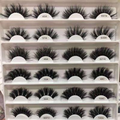 China 25-30 Times Qingdao Wholesale 3d Mink Lashes 25mm Eyelashes Mink Lashes Sellers for sale