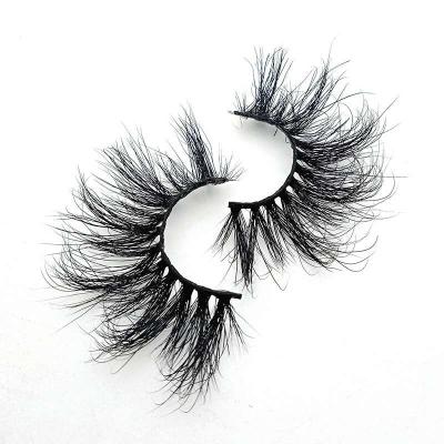 China Hot Selling 25-30 Mink Eyelashes Wholesale Long Periods Product False Eyelashes 25mm Lashes for sale