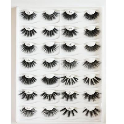 China Wholesale-2021 China False Eyelashes 25-30 Times 5 Pairs 25mm False Eyelashes for sale