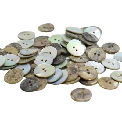 China Natural 2 hole shell button sustainable quality agoya japan shell buttons shell buttons for clothes for sale