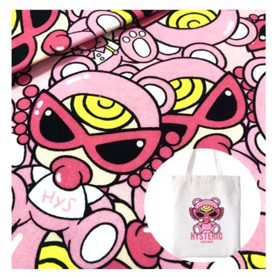 China Custom Printing Cotton Canvas Fabric Shrink-Resistant 100% Cotton Canvas Digital Fabric Custom Printing 100% Cotton Canvas For Bag for sale