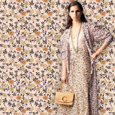 China Viable Whole Flower Popular Design Printed 100% Plain Rayon Woven Fabric For Dress/Shirts/Blouse/Skirts for sale