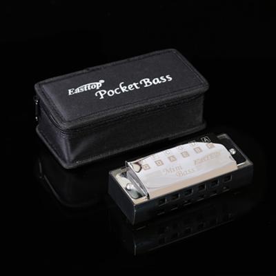 China Wholesales Professional EASTTOP T1-1 12 Hole Plastic Pocket MINI Bass Harmonica for sale