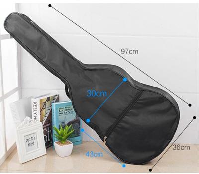 China Wholesales Ordinary Single Layer Waterproof Guitar Bag Portable Gitar / Bass Bag Shoulder Strap 41/38 inch for sale