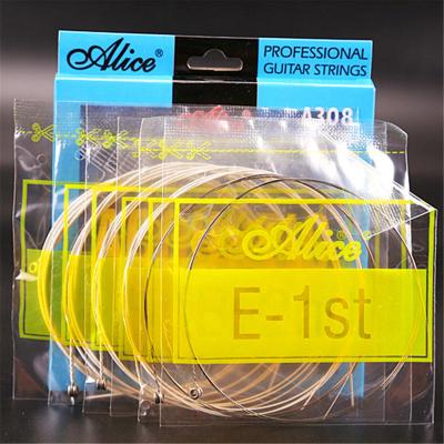 China Wholesale High Quality Alice GUITAR A308 Silvered Copper Alloy Rust Protection Acoustic Guitar Strings for sale