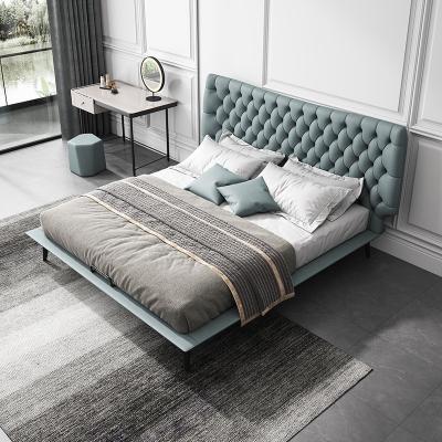 China Other New Design Hot Sale Upholstered Soft Style Beds Modern Queen Full Size Twin Bed for sale