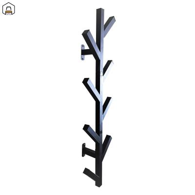 China Stocked Cheap Price Entrance Modern High Quality Hat Rack 6 Corner Coat Rack 8 Metal Hooks Stainless Steel Hooks Wall Mounted for sale