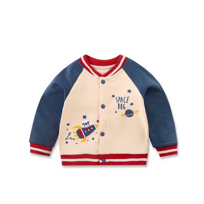 China Anti-shrink baseball uniform children coat 2021 new baby winter clothes for sale