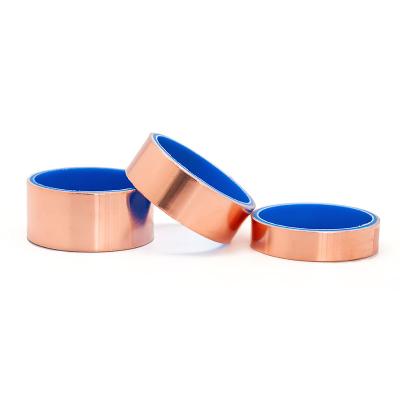 China High Temperature Resistance BackedCustomized Copper Foil Adhesive Tape ANTISTATIC for sale