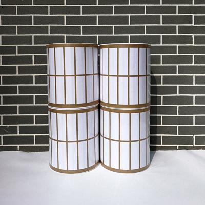 China Factory Real Strip Exterior Wall Paint Brick Mold Heat Resistant Stone Banded Brick Grid Tape for sale