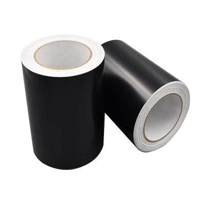 China Pet Diaphragmation Heat Resistant Self Adhesive Black Shading Tape for sale