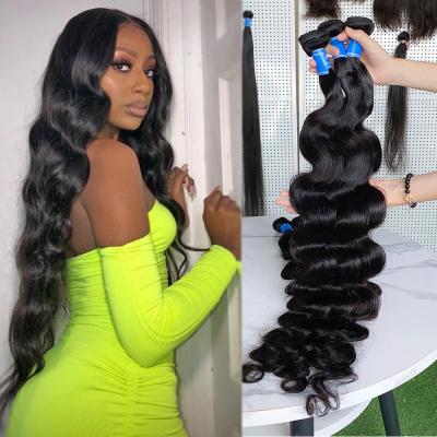 China Tangle Free and Shed Free Virgin Mink Brazilian Hair Bundles, Remy Natural Human Hair Extension, Wholesale Hair Free Sample 100 Hair Extension Bundles for sale