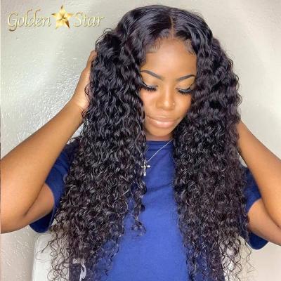 China Tangle Free And Shedding Free Natural Hair Lace Closure Wig, Curly Wave 4x4 Lace Closure Wig Virgin Frontal Cuticle Aligned Hair, Closure Wig Lace Front for sale