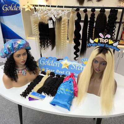 China Tangle Free And Shedding Free Top Quality 613 Blonde Hair Lace Front Wig, 150% Density 180% Cuticle Aligned Lace Front Wig, Wholesale 613 Virgin Hair Wig for sale