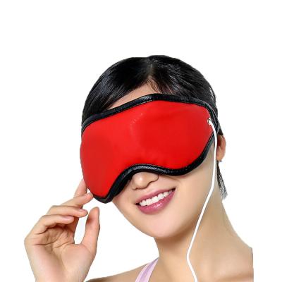 China Pain ISO Factory Heated Eye Mask USB Heating Eye Fatigue Vibration Eye Far Infrared Passionate Massager for sale