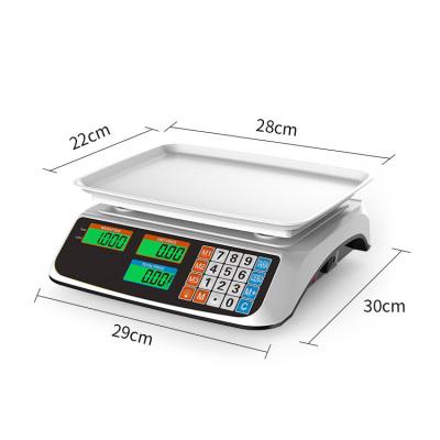 China Hot Selling Custom 30kg ABS+SS Computing Digital Electronic Weighing Scales for sale