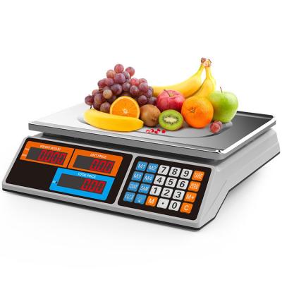 China ABS+SS 40kg Electronic Price Scale Hot Sale 30kg Digital Weight Calculation Machine With Units Kg And Pounds for sale