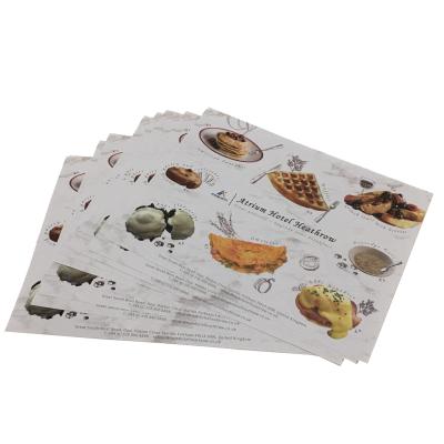 China paper & Custom Paper Cardboard Breakfast Menu Printing Offset Printing Cheap Booklet Full Color China Price Booklet Printing for sale