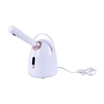 China Price 250ml water tank face steamer favorable hot cool profesional nano facial steamer DEEP CLEANING nano facial steamer with LED display for sale