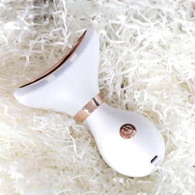 China Professional Home Use U-Shape EMS Micro-Current Anti-Puffiness Wrinkle Remover Led Face Light Neck Therapy Massager Beauty Lifting Device for sale