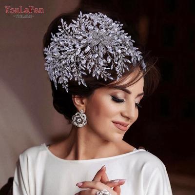 China YouLaPan HP420 Popular Fashion Ladies Feast Hair Accessories Princess Queen Headdress Wedding Hair Band Crown Hair Bride for sale