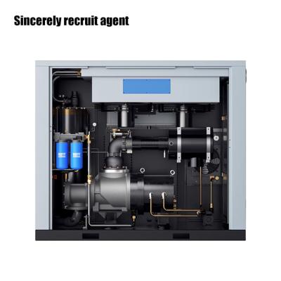 China Lubricated sincerely recruit agent rotary compressor screw compressor air compressor wholesale for sale