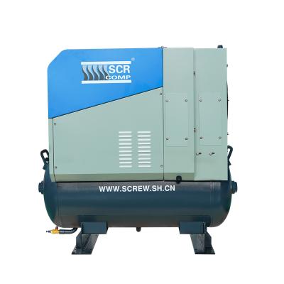 China ENERGY SAVING Permanent Magnet Motor Lubricated Industrial Screw Air Compressor for sale