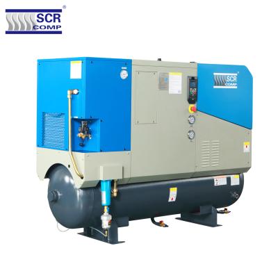 China China Factory 20hp 15kw 8Bar Energy Saving All-one-machine Screw Air Compressor for Laser Cutting (SCR20CPM) for sale