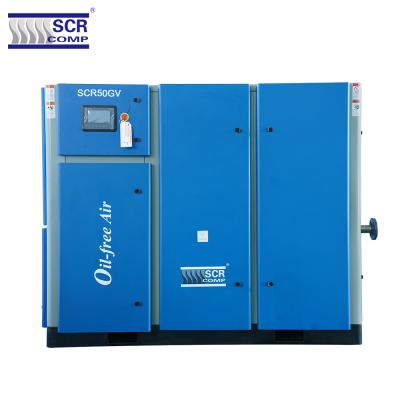 China 10bar Air Compressor Oil Free Lubricated Shipping Form Factory Directly for sale