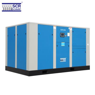 China 1500 CFM Lubricated Two Stage Screw Air Compressor for sale