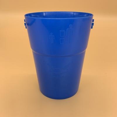 China ABS OEM Injection Molding Cup Plastic ABS Medical Part Blue Color for sale