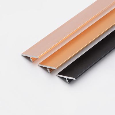 China Other 6MM aluminum alloy t-shaped strip, wooden floor bead door sill, decorative line for sale