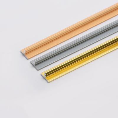 China Other aluminum alloy t-shaped strip, 10mm metal ceiling decoration strip, wooden floor bead edge trim for sale