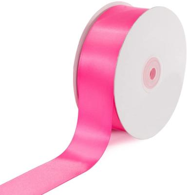 China High Tenacity Free Samples 1.5 Inch Double Face Rose Satin Ribbon for sale