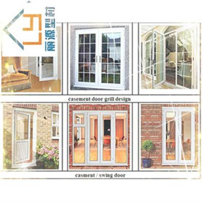 China Casement UPVC Window Profiles Rectangular High Security Custom Design for sale