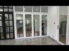 Two / Three Track UPVC Sliding Door Laminated Heat Insulation