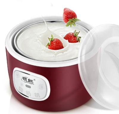 China Car Selling Lingrui Portable Hot Portable Frozen Home Greek Yogurt Maker Mini Electric Yogurt Maker Automatic Stainless Steel Yogurt Maker for Home for sale