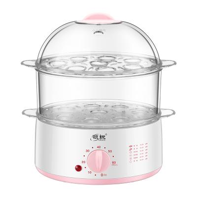 China Portable 2021 Outdoor Household Mini 14 Pieces Egg Cooker Delux Stainless Steel Electric Hard Boiler Egg Fast Cooker With Timer for sale