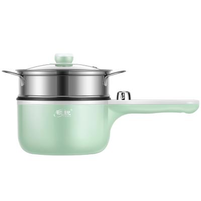 China Wholesale Outdoor Multi Functional Temperature Control Pan Skillet With Steamer Small Electric Frying Mini Round Electric Frying Pan for sale