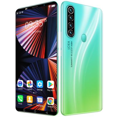 China Full Screen Cell Phone 6GB RAM 128GB ROM Unlocked Dual SIM Android Cheap Mobilephone Smartphone Celulares Celular Fingerprint Note80 5.8 for sale