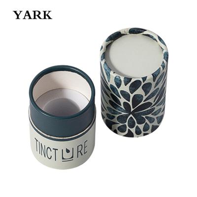 China Custom Luxury Custom Recycled Materials Design YARK Round Tube Paper Candle Jars Box Cylinder Paper Tube Box Packaging for sale