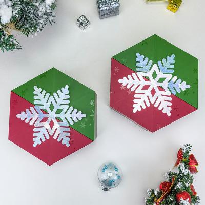 China Handmade Yark Customized Rigid Paper Christmas Eve Gift Boxes Christmas Christmas Packaging Box for sale