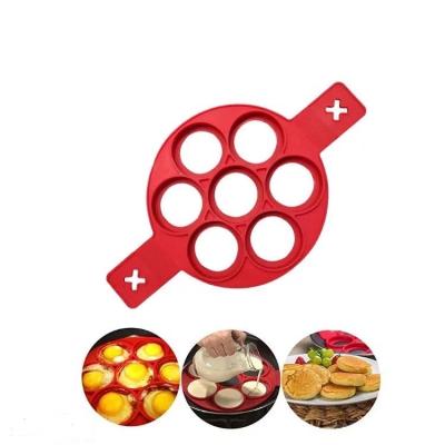 China Sustainable High Temperature Resistant Silicone Pancake Slip Ring Non Stick Fried Egg Baking Mold for sale