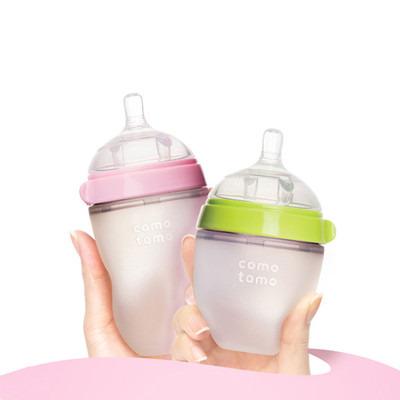 China Silicone Free High Quality Infant Squeezable Baby Bottle Driver Safety Babies Bottle BPA Care Feeding Bottle for sale